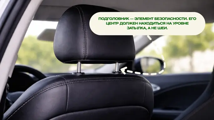 Подголовник - как правильно настроить Регулировка подголовник